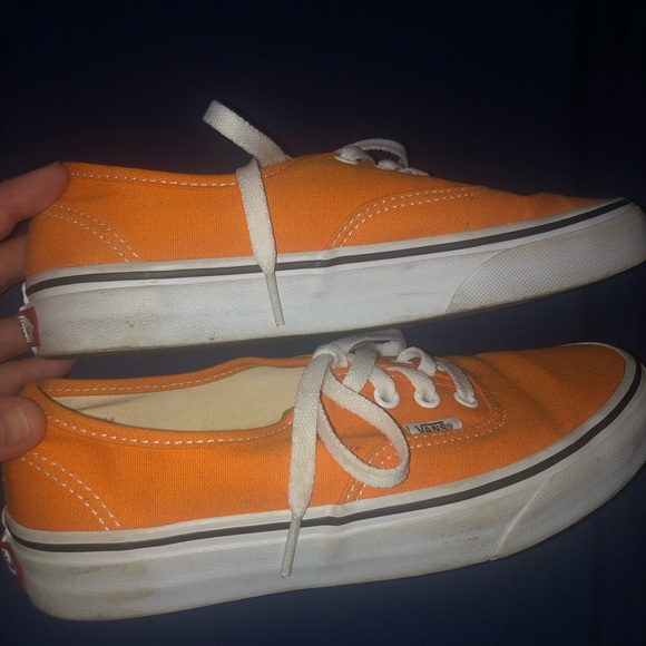 Vans Authentics Orange - Size 7 - Picture 3 of 4